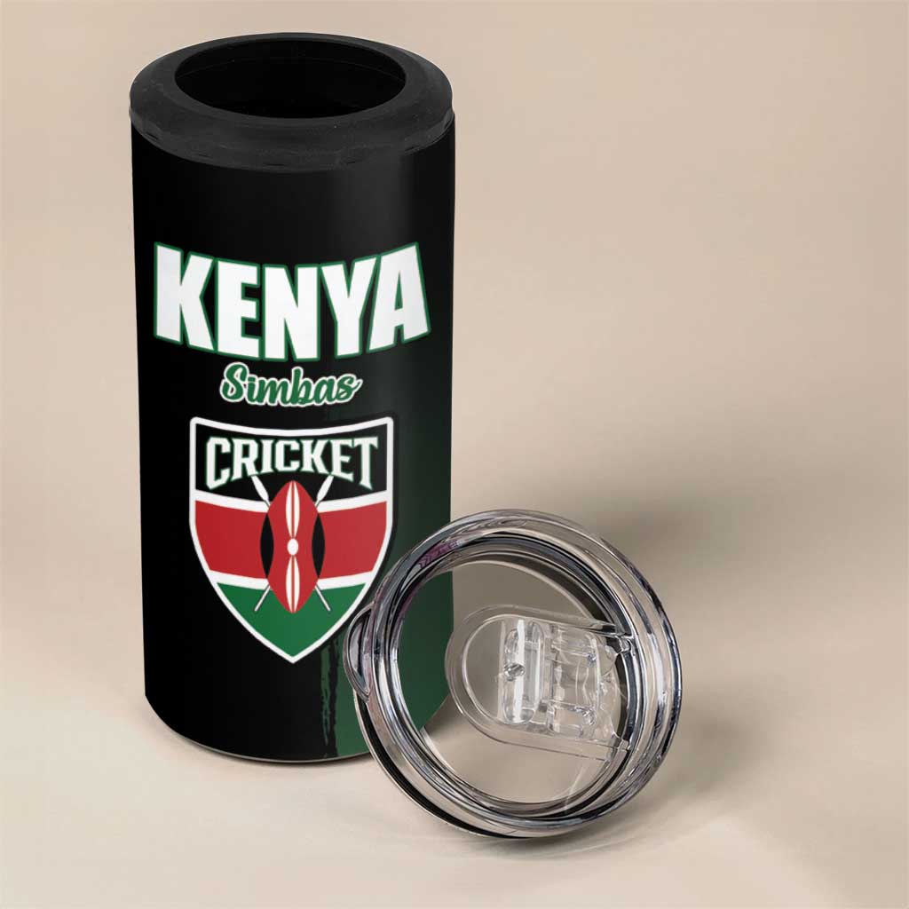 Custom Kenya Cricket 4 in 1 Can Cooler Tumbler Come On Simbas LT15