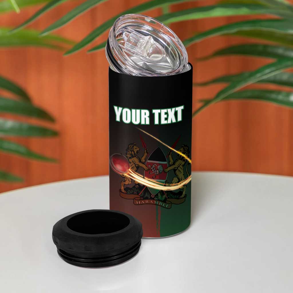 Custom Kenya Cricket 4 in 1 Can Cooler Tumbler Come On Simbas LT15
