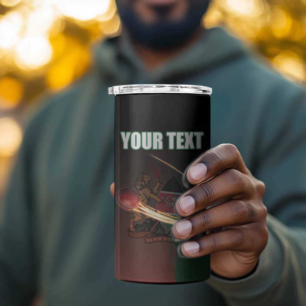 Custom Kenya Cricket 4 in 1 Can Cooler Tumbler Come On Simbas LT15