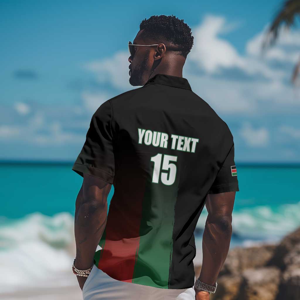 Custom Kenya Cricket Hawaiian Shirt Come On Simbas LT15