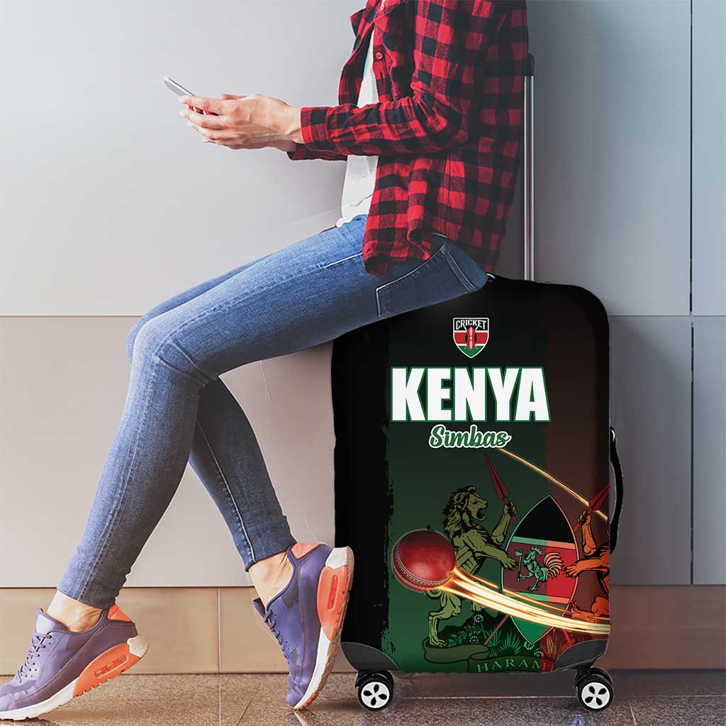 Kenya Cricket Luggage Cover Go Simbas Go LT15