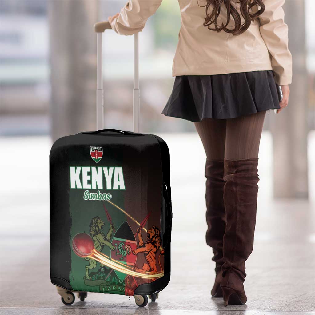 Kenya Cricket Luggage Cover Go Simbas Go LT15