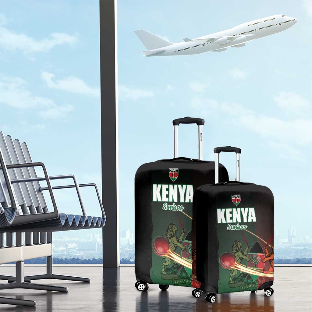 Kenya Cricket Luggage Cover Go Simbas Go LT15