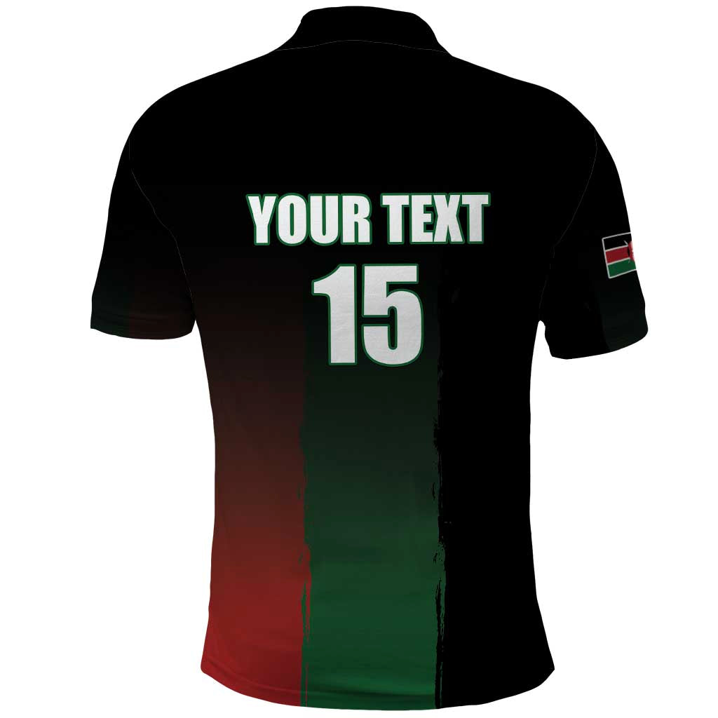 Custom Kenya Cricket Polo Shirt Go Simbas Go LT15
