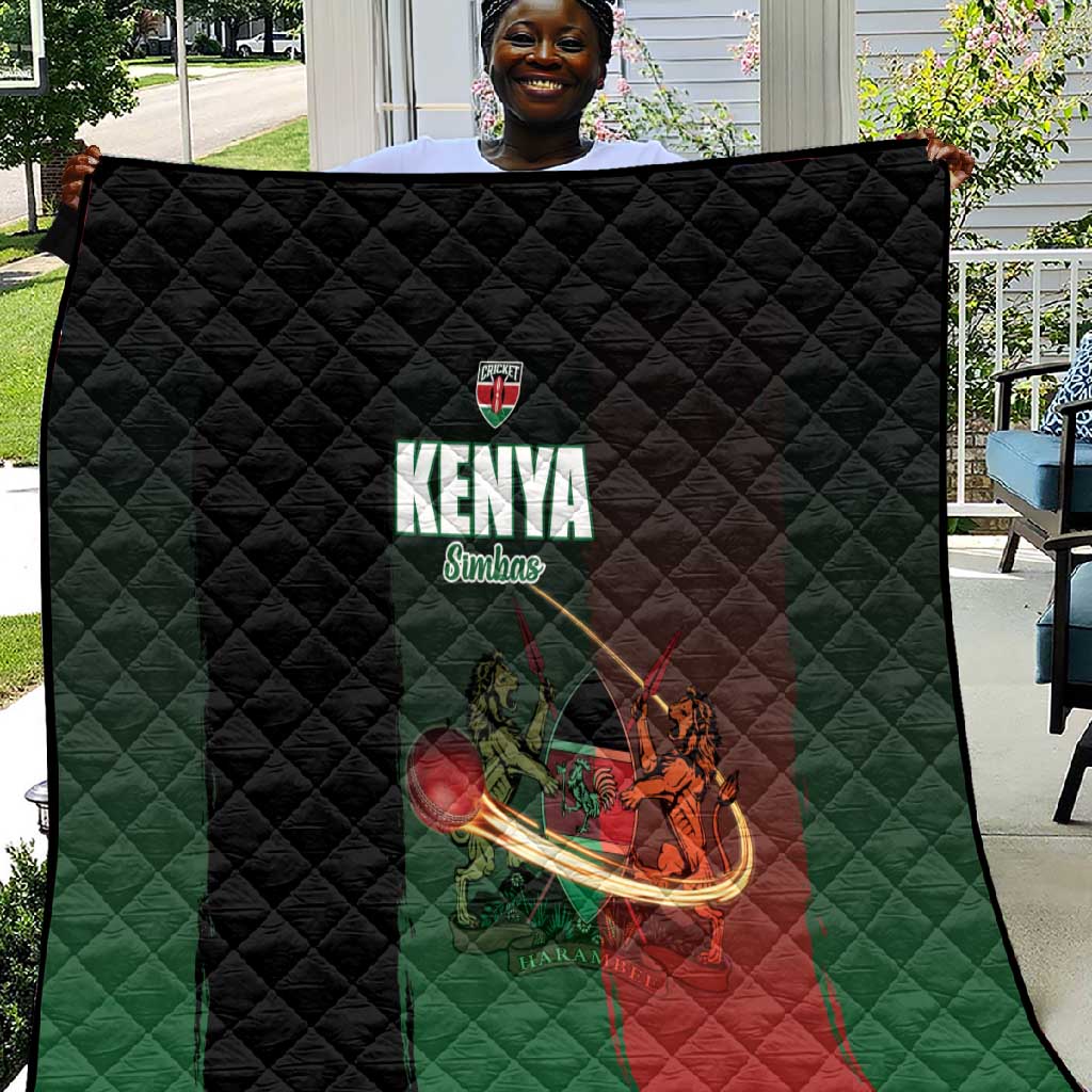 Kenya Cricket Quilt Come On Simbas LT15