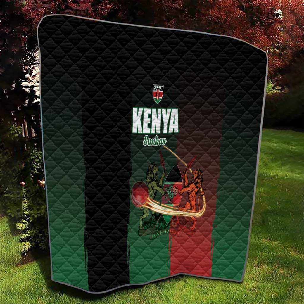 Kenya Cricket Quilt Come On Simbas LT15