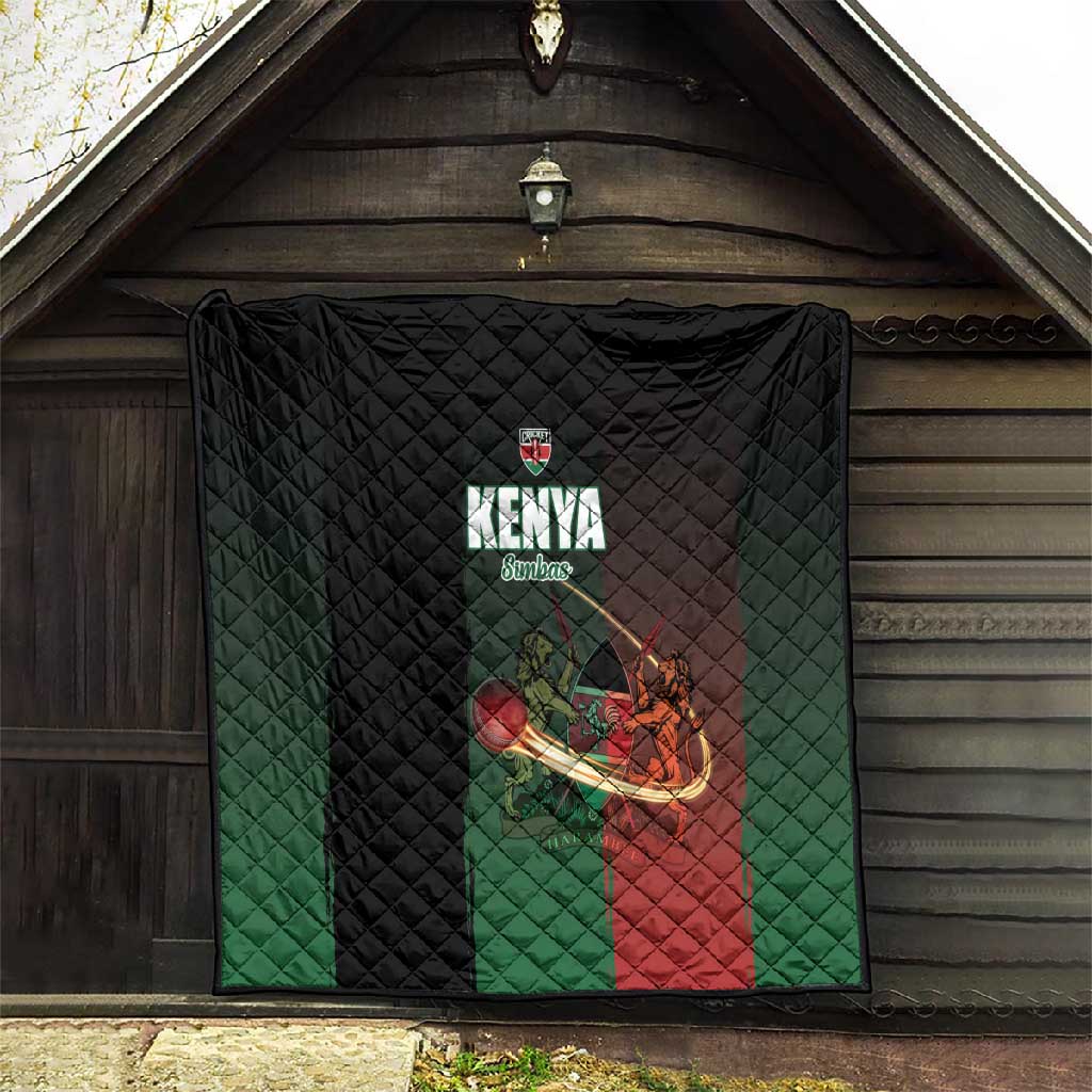 Kenya Cricket Quilt Come On Simbas LT15