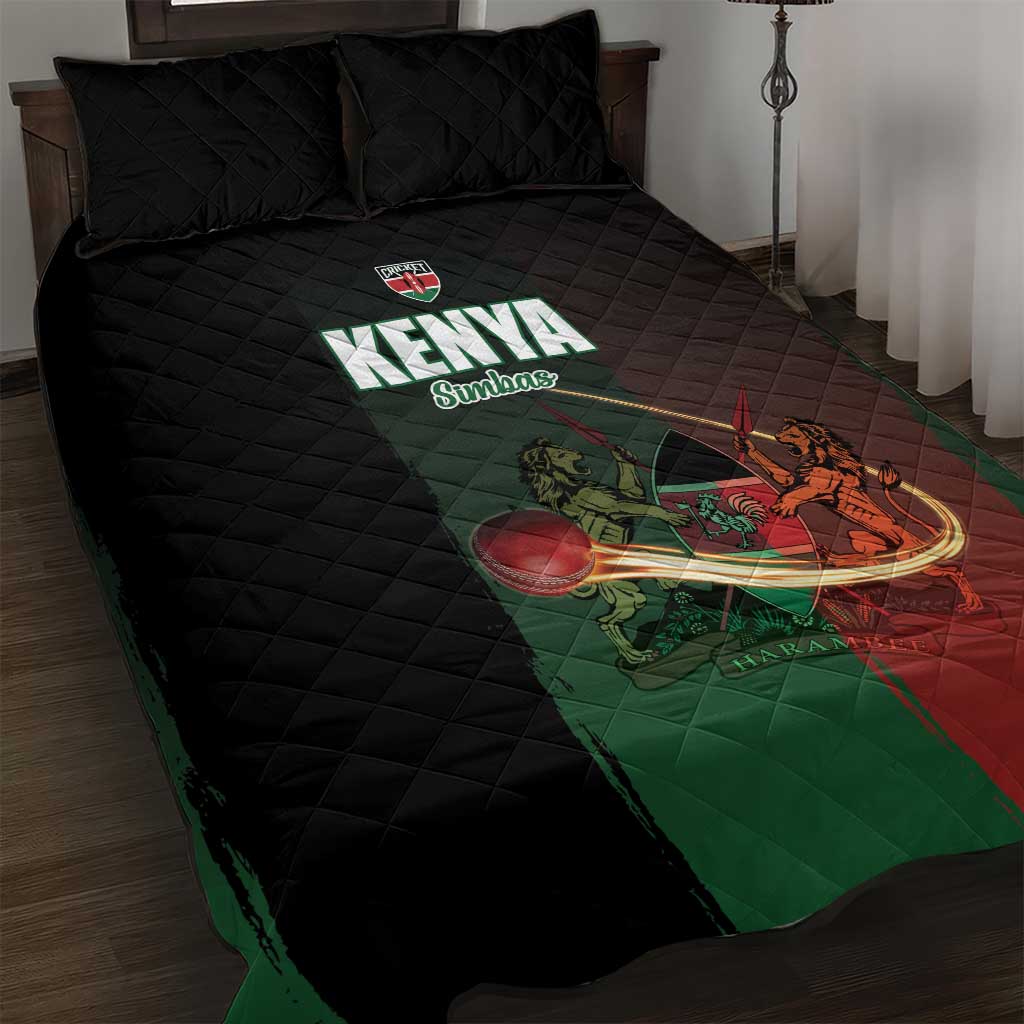 Kenya Cricket Quilt Bed Set Come On Simbas LT15