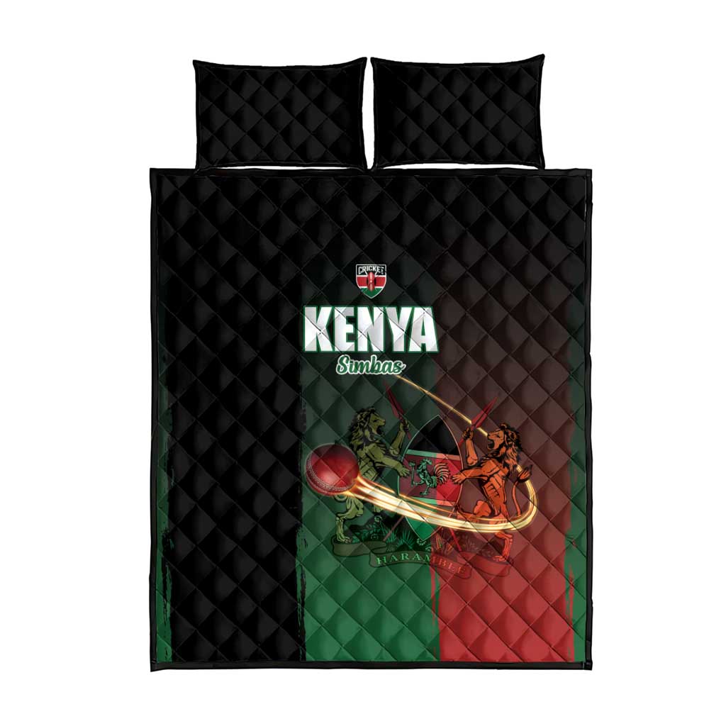 Kenya Cricket Quilt Bed Set Come On Simbas LT15