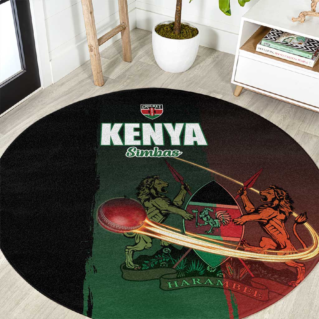 Kenya Cricket Round Carpet Come On Simbas LT15
