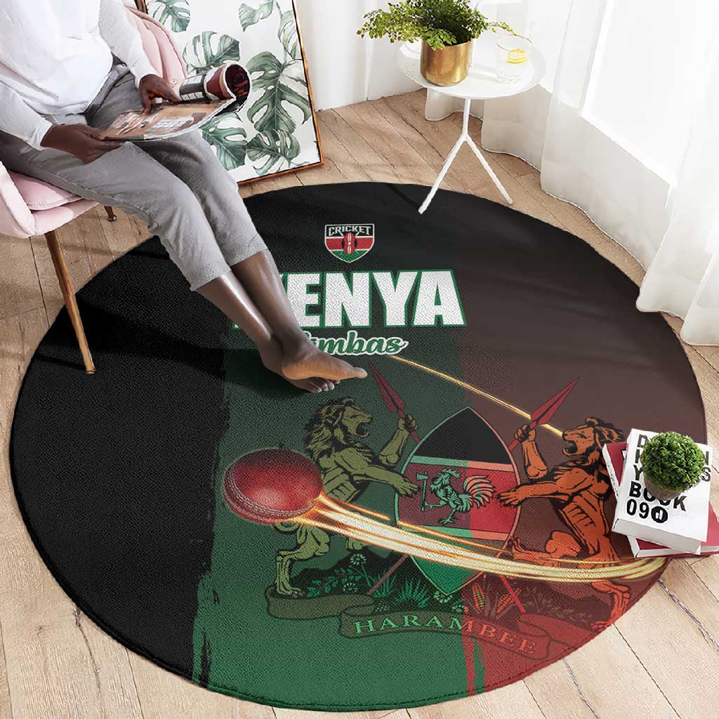 Kenya Cricket Round Carpet Come On Simbas LT15
