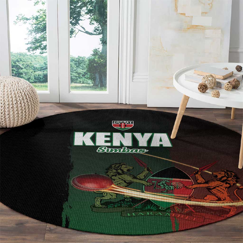 Kenya Cricket Round Carpet Come On Simbas LT15