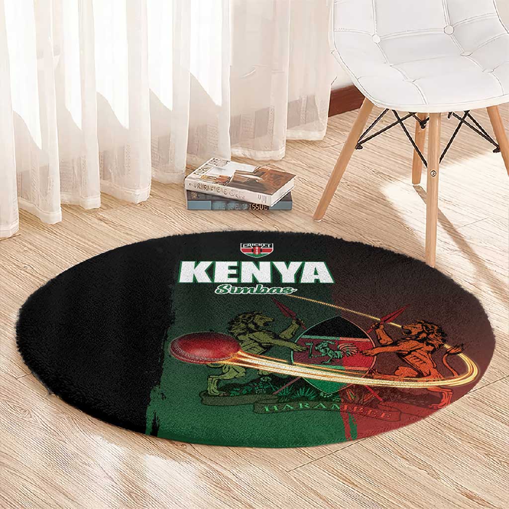 Kenya Cricket Round Carpet Come On Simbas LT15