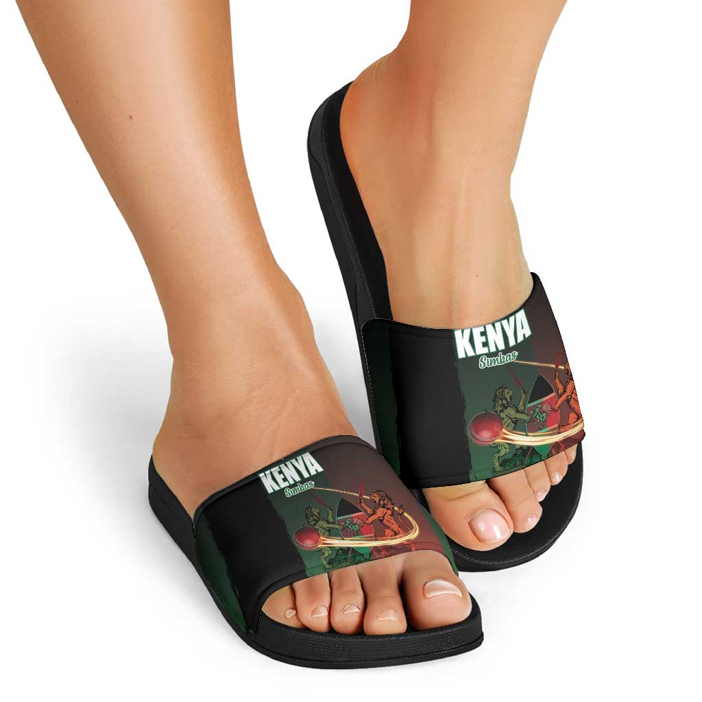Kenya Cricket Slide Sandals Go Simbas Go LT15