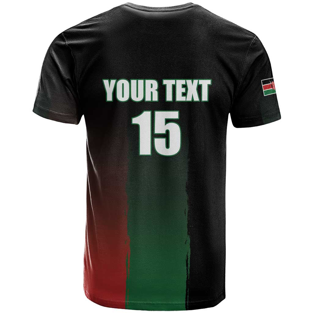 Custom Kenya Cricket T shirt Come On Simbas LT15