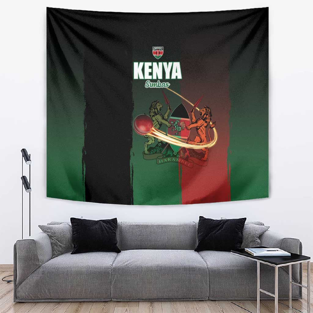 Kenya Cricket Tapestry Come On Simbas LT15