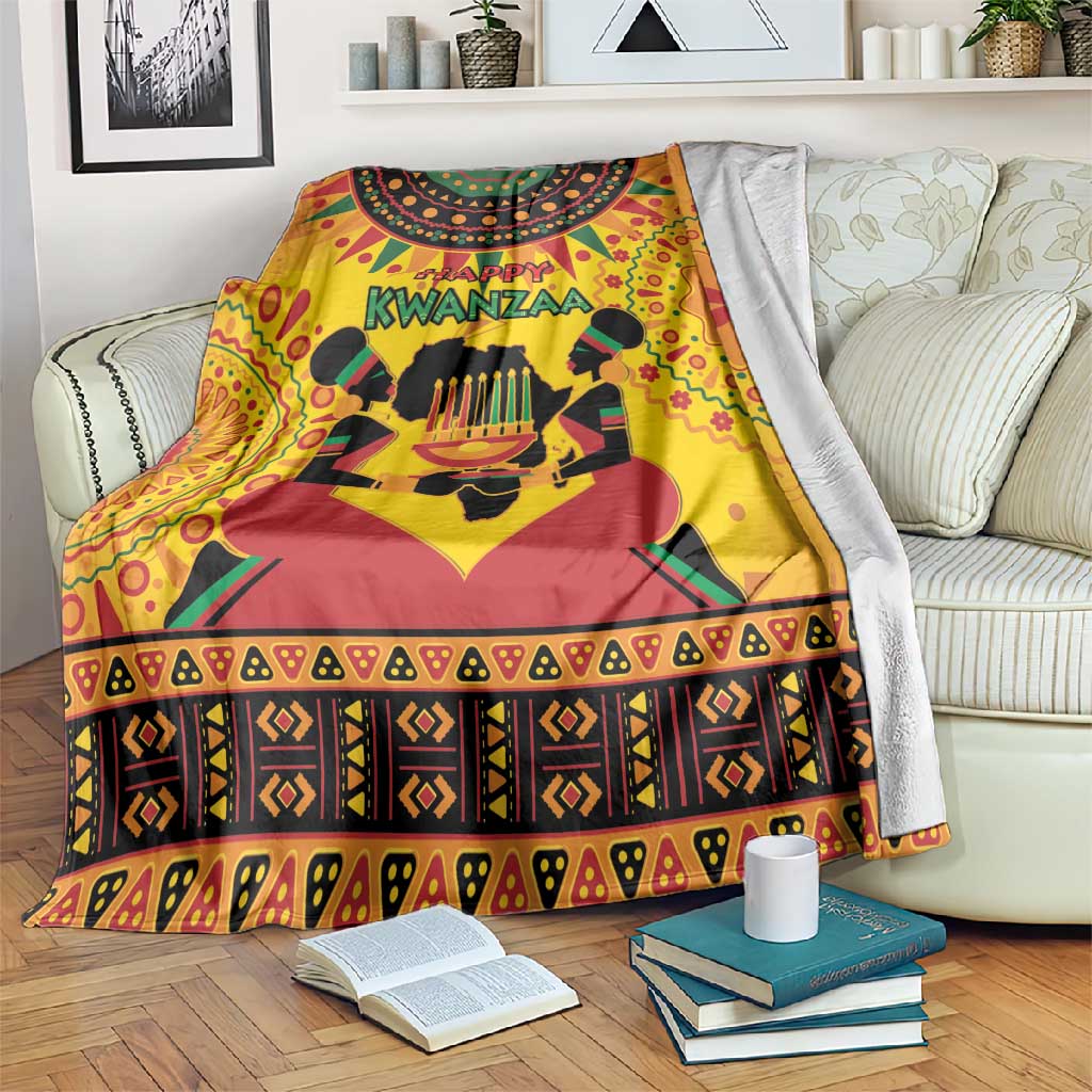 Afro-Americans Kwanzaa Blanket African Pattern LT15