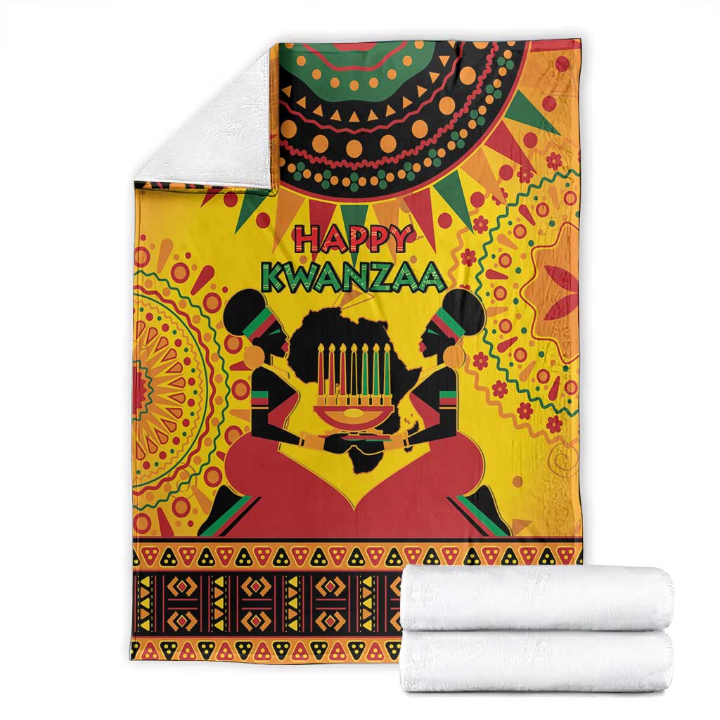 Afro-Americans Kwanzaa Blanket African Pattern LT15