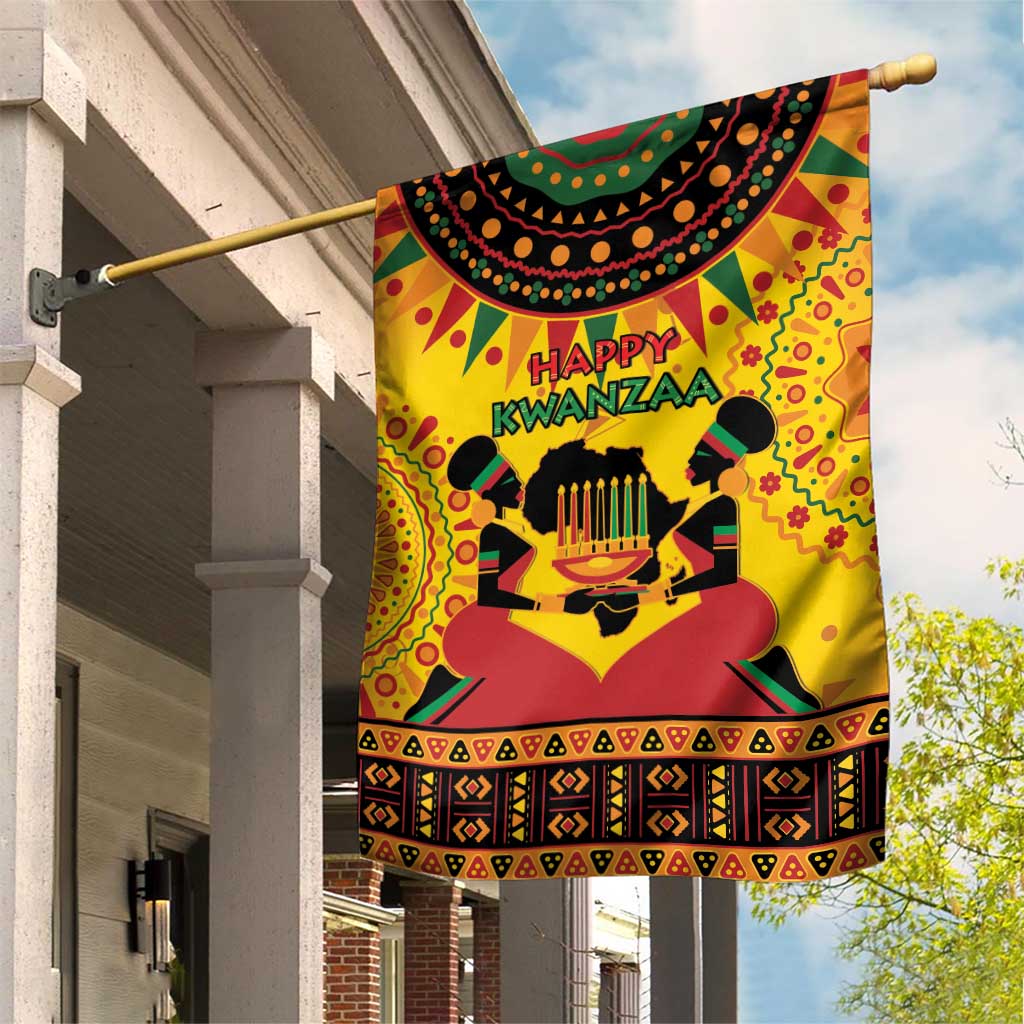 Afro-Americans Kwanzaa Garden Flag African Pattern LT15