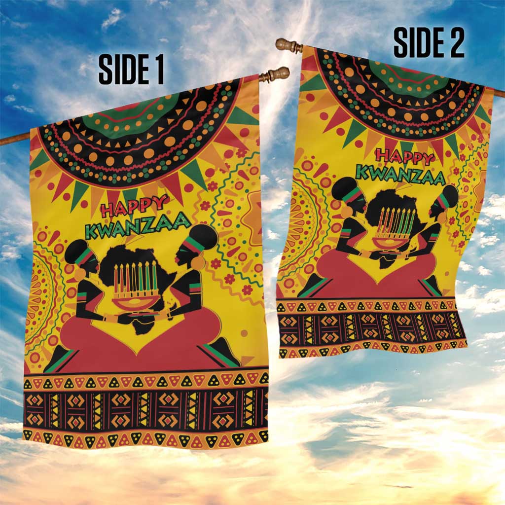 Afro-Americans Kwanzaa Garden Flag African Pattern LT15