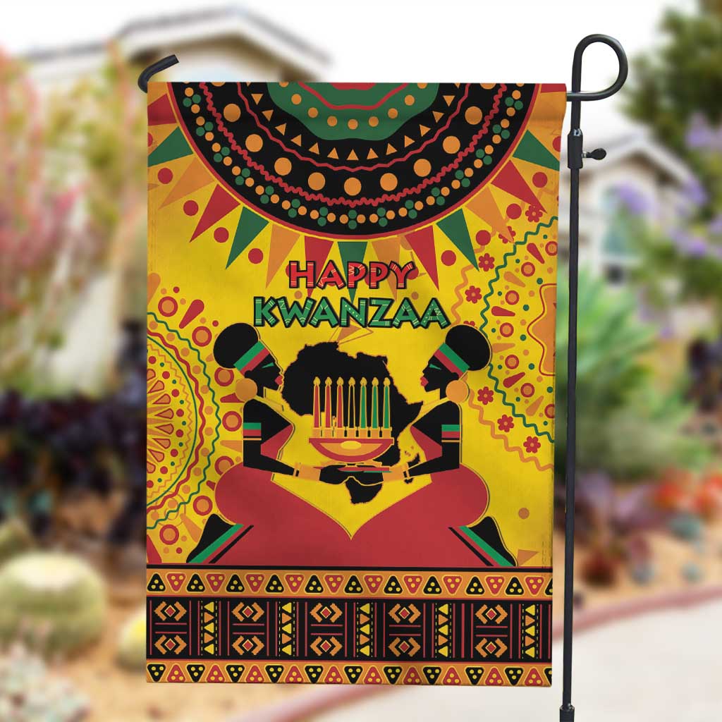 Afro-Americans Kwanzaa Garden Flag African Pattern LT15