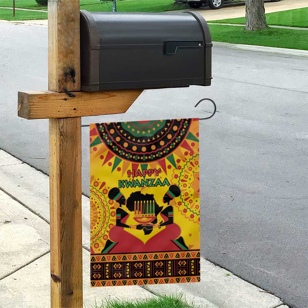 Afro-Americans Kwanzaa Garden Flag African Pattern LT15