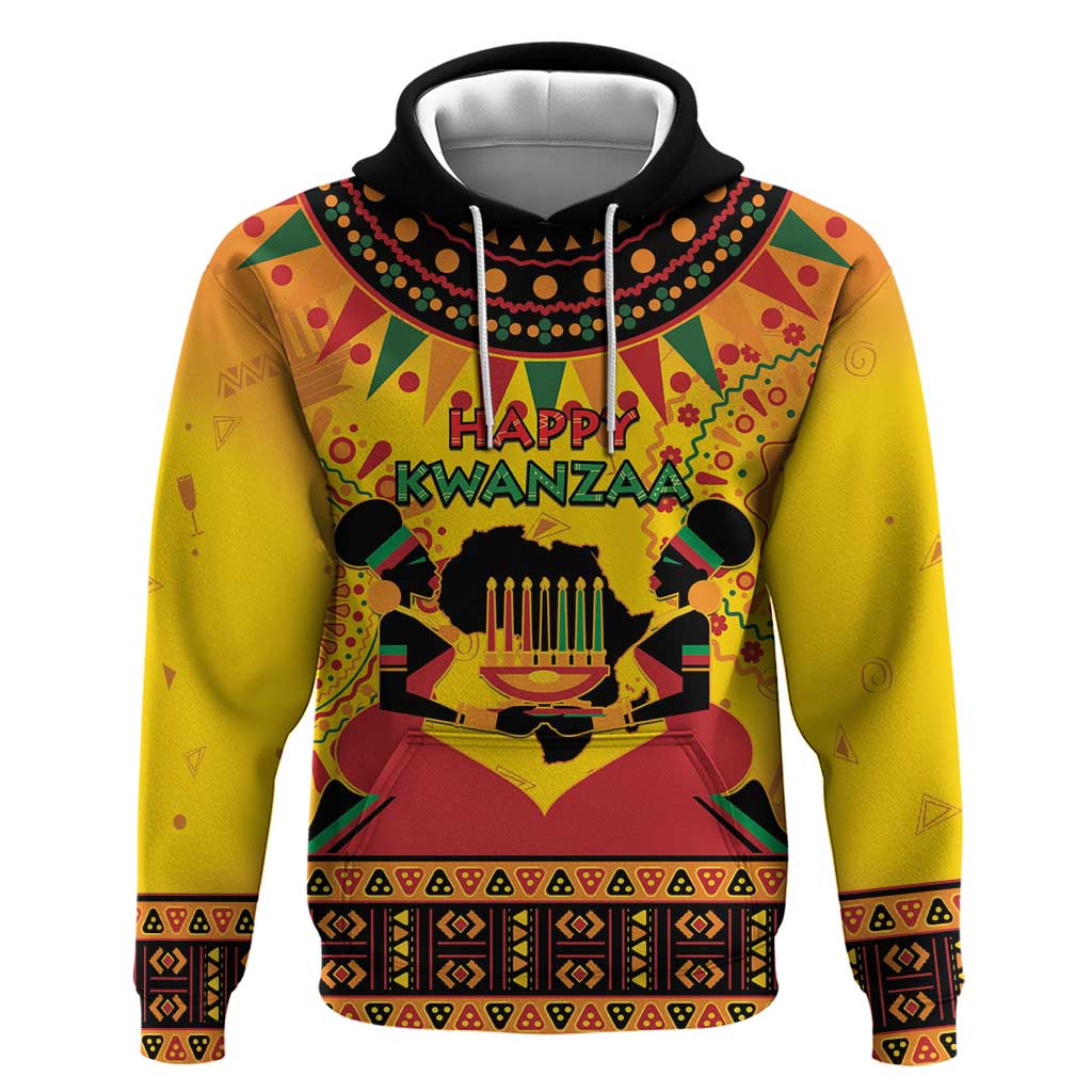 Kwanzaa Holiday Hoodie African Pattern LT15
