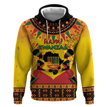 Kwanzaa Holiday Hoodie African Pattern LT15