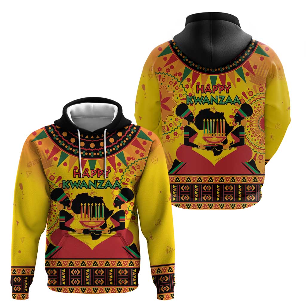 Kwanzaa Holiday Hoodie African Pattern LT15