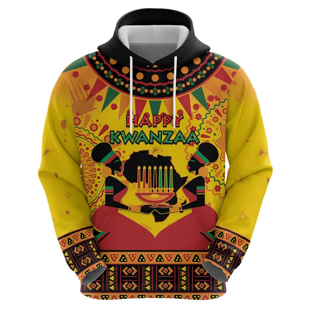 Kwanzaa Holiday Hoodie African Pattern LT15