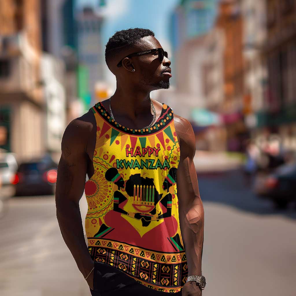 Afro-Americans Kwanzaa Men Tank Top African Pattern LT15