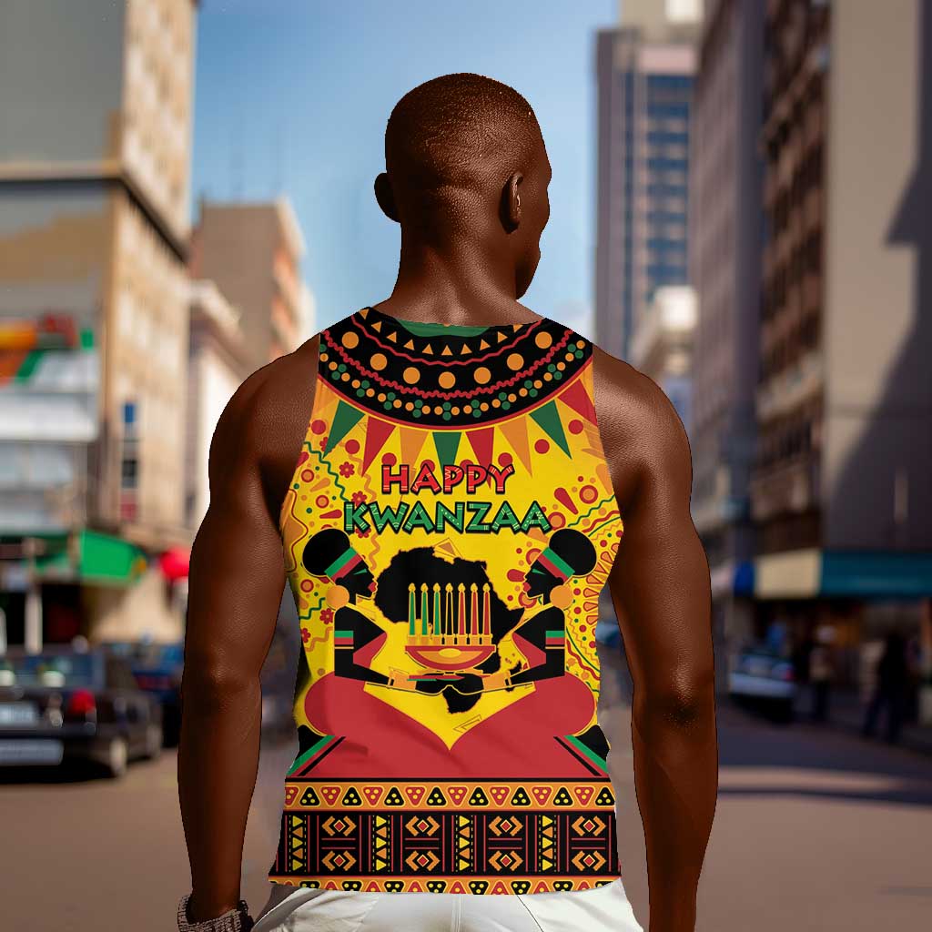 Afro-Americans Kwanzaa Men Tank Top African Pattern LT15