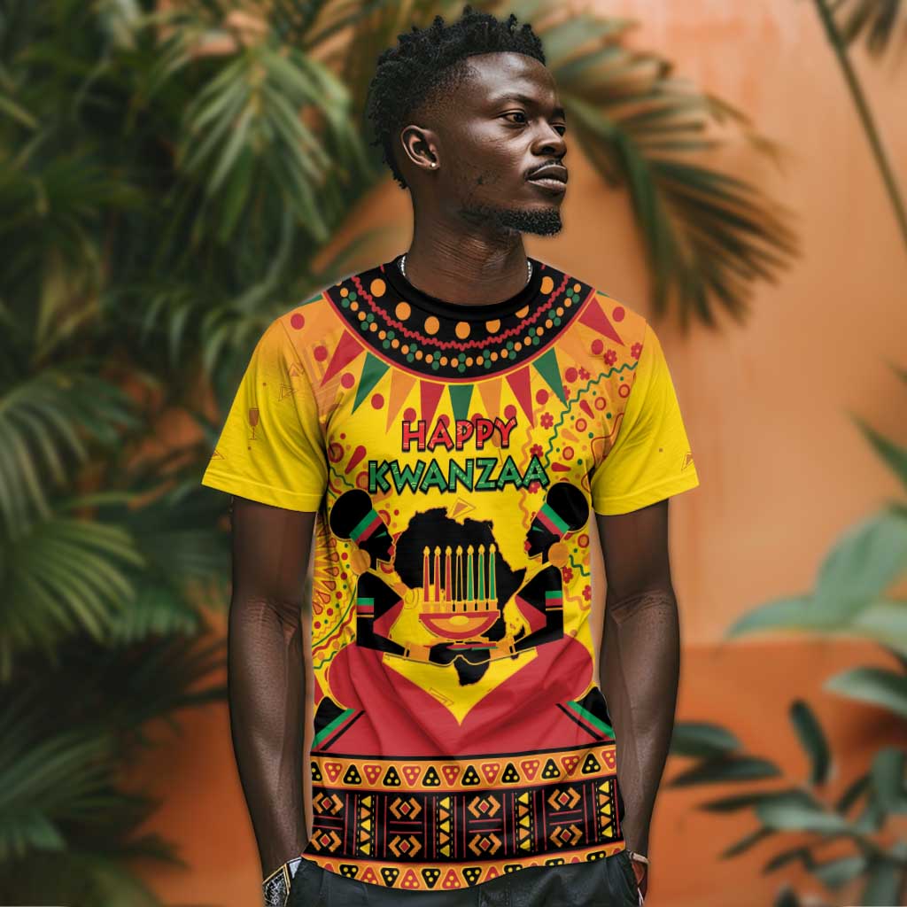 Afro-Americans Kwanzaa T shirt African Pattern LT15