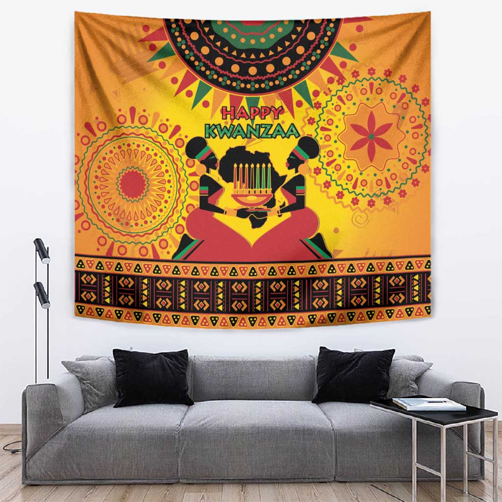 Afro-Americans Kwanzaa Tapestry African Pattern LT15