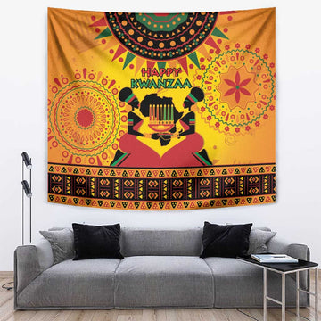Afro-Americans Kwanzaa Tapestry African Pattern LT15