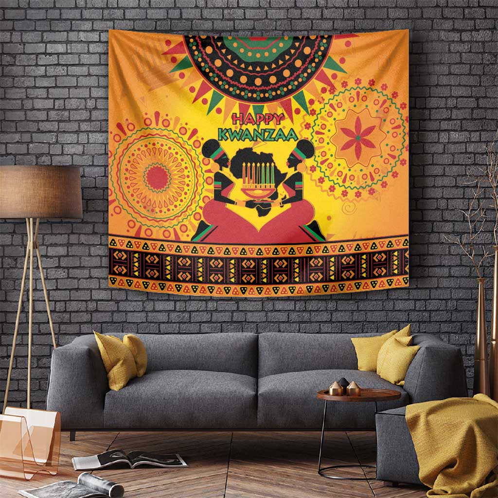 Afro-Americans Kwanzaa Tapestry African Pattern LT15