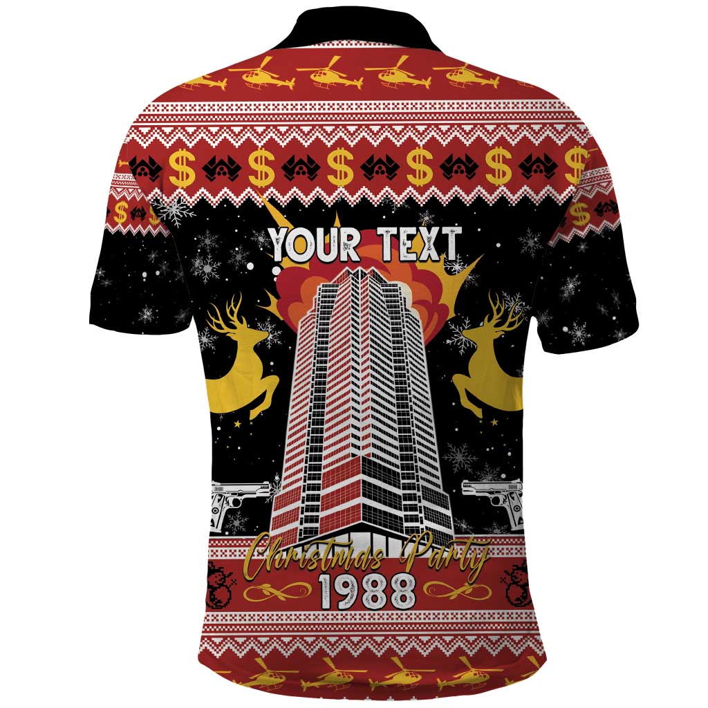 Personalized Nakatomi Plaza Polo Shirt Christmas Party 1988 LT15