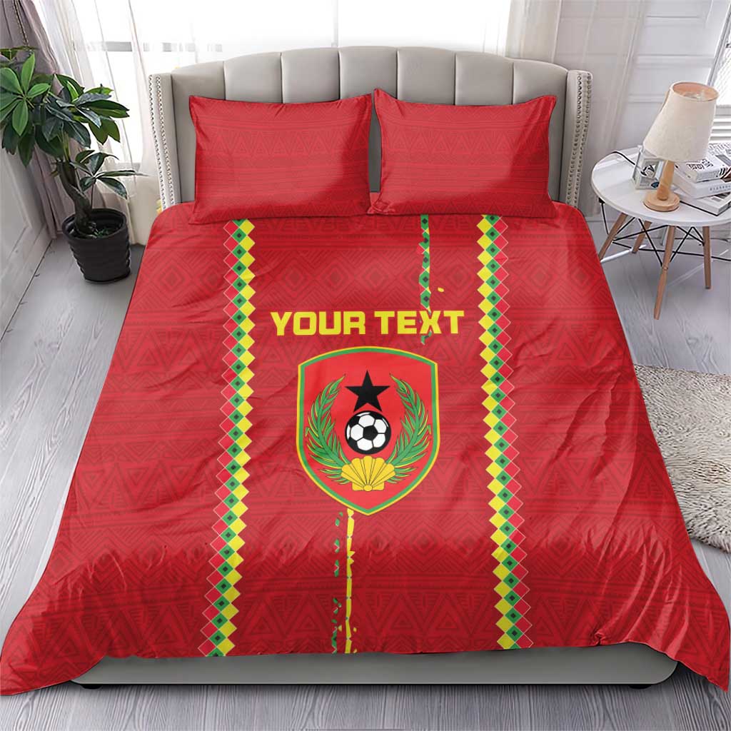 Custom Guinea Bissau Football Bedding Set Go Djurtus - African Pattern LT15