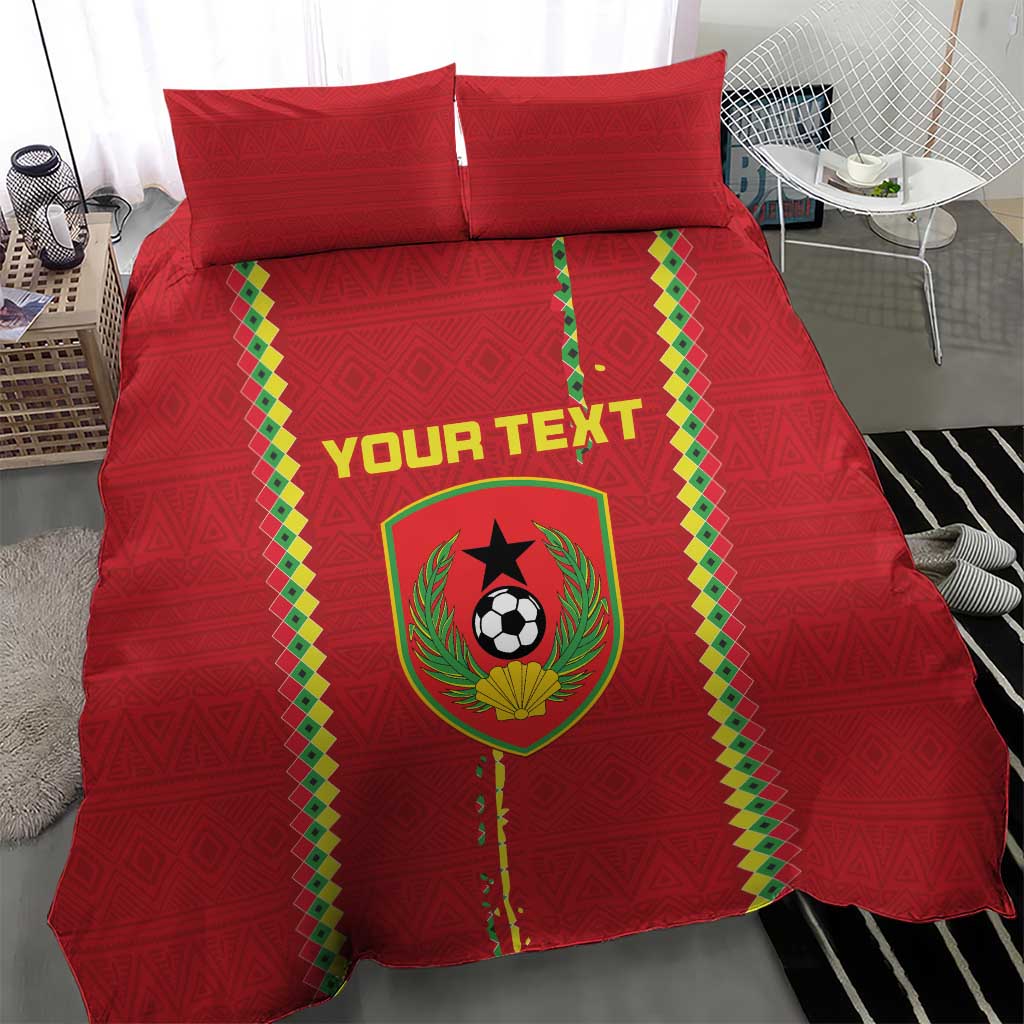 Custom Guinea Bissau Football Bedding Set Go Djurtus - African Pattern LT15