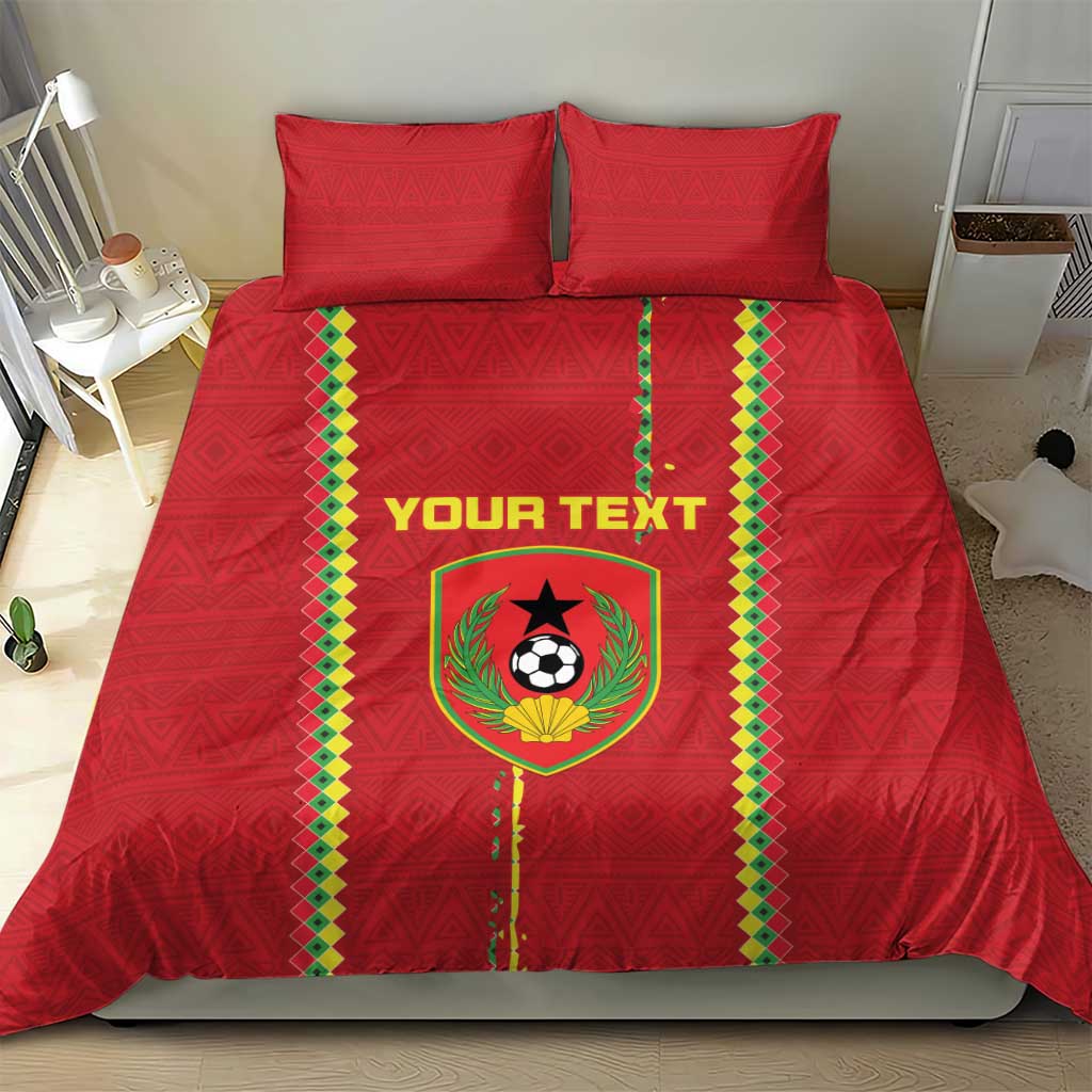 Custom Guinea Bissau Football Bedding Set Go Djurtus - African Pattern LT15