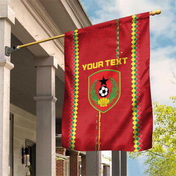 Custom Guinea Bissau Football Garden Flag Go Djurtus - African Pattern LT15