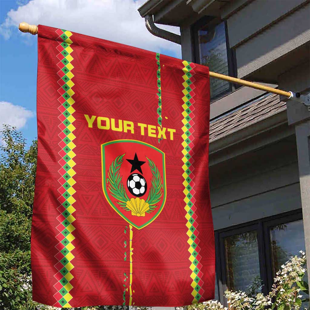 Custom Guinea Bissau Football Garden Flag Go Djurtus - African Pattern LT15