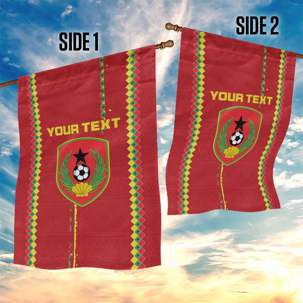 Custom Guinea Bissau Football Garden Flag Go Djurtus - African Pattern LT15