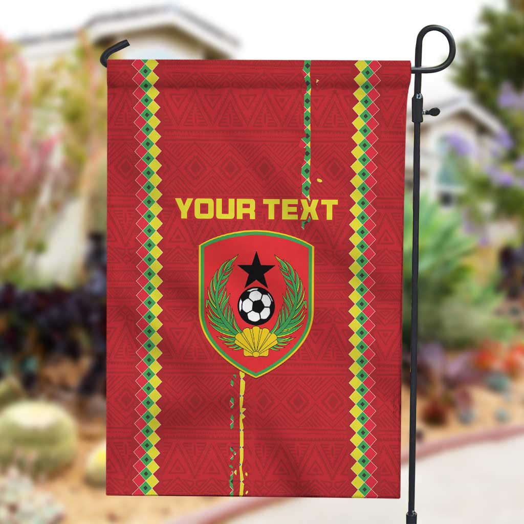 Custom Guinea Bissau Football Garden Flag Go Djurtus - African Pattern LT15
