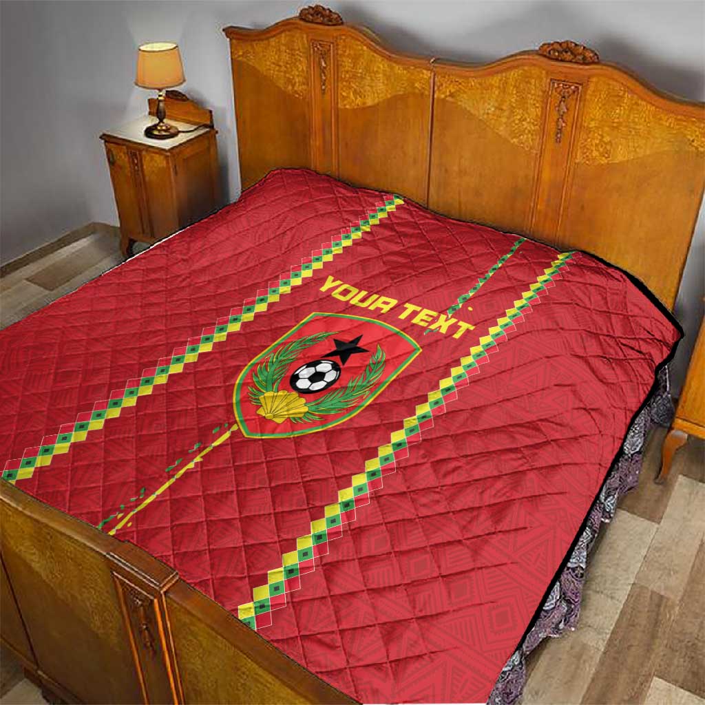 Custom Guinea Bissau Football Quilt Go Djurtus - African Pattern LT15