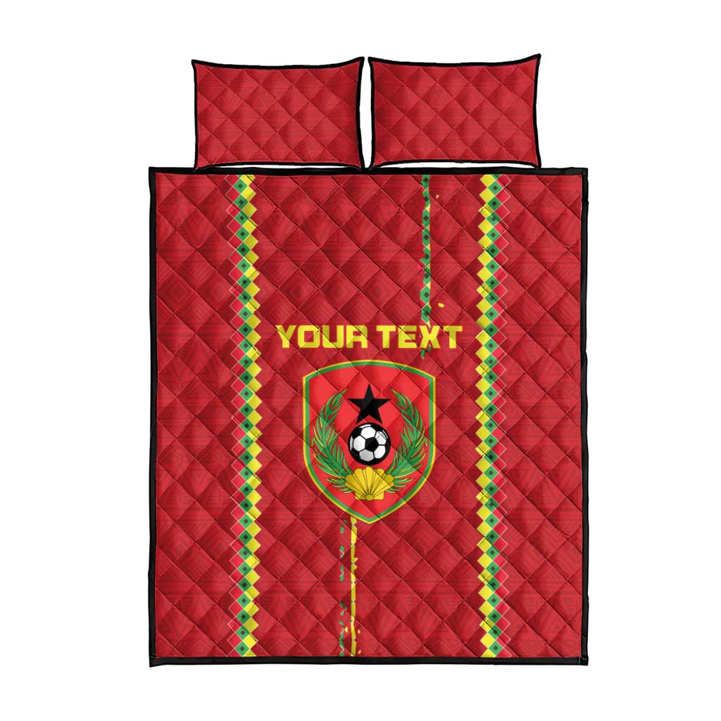 Custom Guinea Bissau Football Quilt Bed Set Go Djurtus - African Pattern LT15