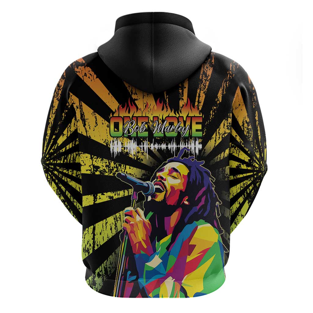 Reggae Legend Bob Hoodie Grunge Style LT15