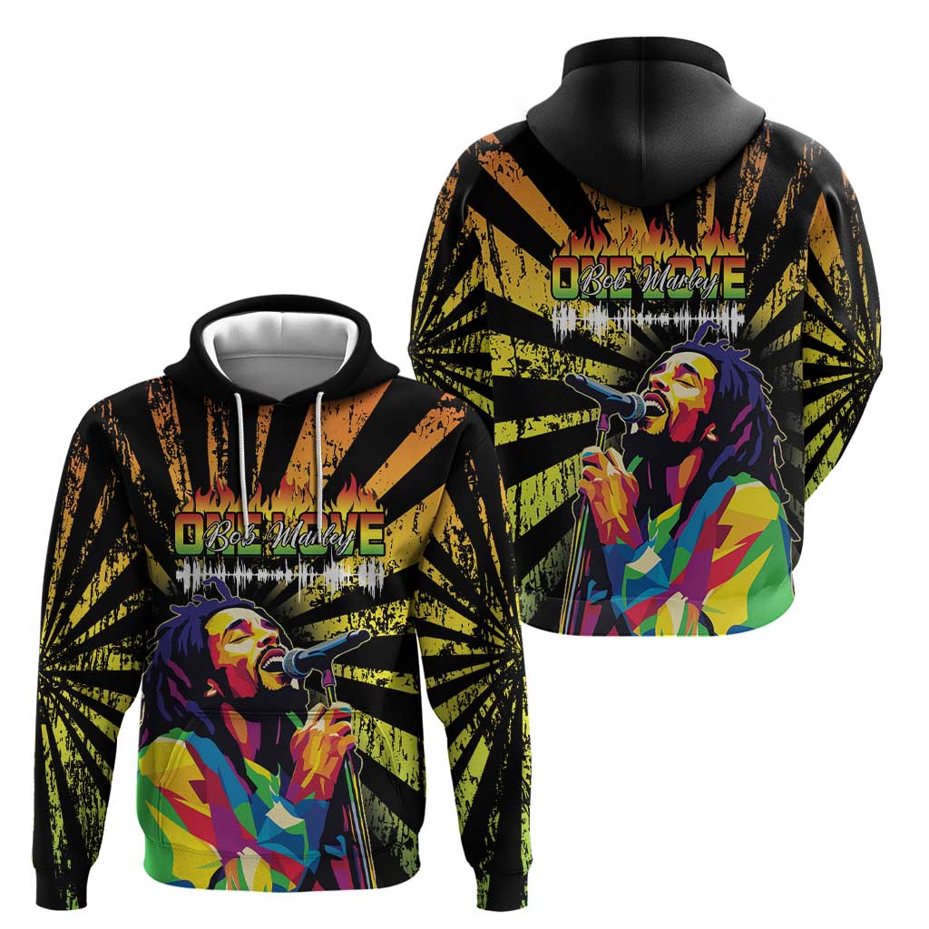 Reggae Legend Bob Hoodie Grunge Style LT15