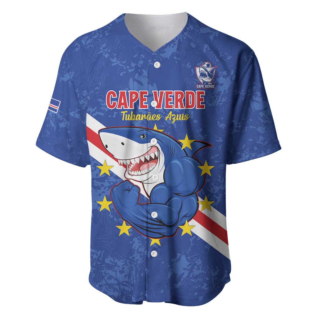 Custom Cabo Verde Football Baseball Jersey Go Tubaroes Azuis LT15