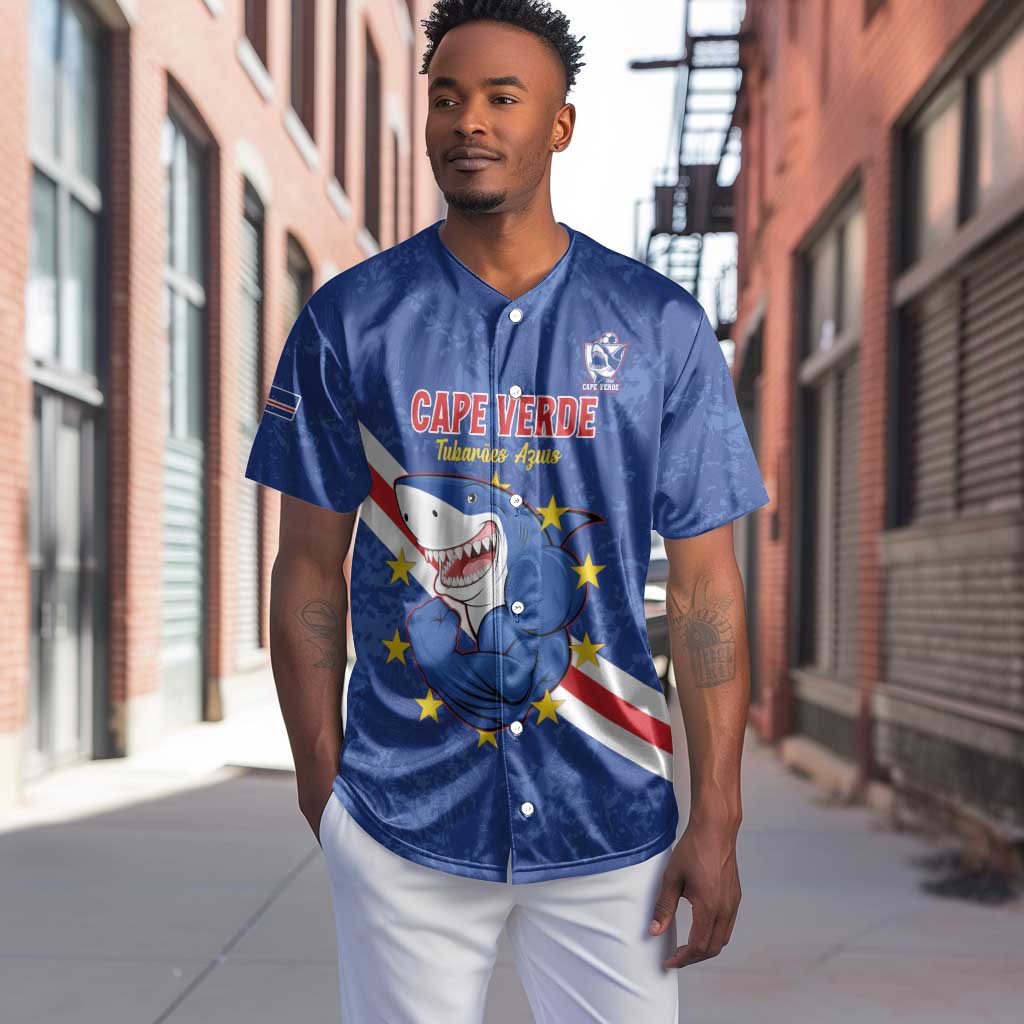 Custom Cabo Verde Football Baseball Jersey Go Tubaroes Azuis LT15